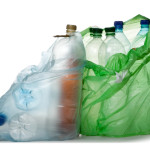 plastic bottles and bags
