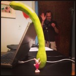 Piglet and the obscene zucchini