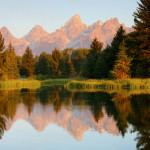 lake and grand tetons