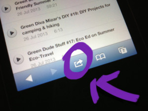 Green Divas iPhone app instructions 