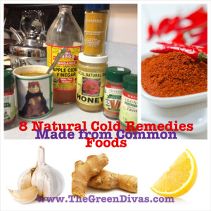 Green Divas 8 Natural Food Remedies Collage