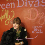 green diva gracie and green diva mizar on the holiday chalk wall