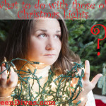 What to do with old christmas lights image