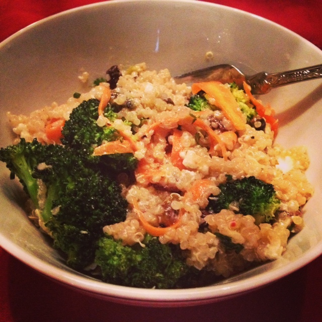 Green Diva Foodie-Phile: GD Meg's Meatless Monday Broccoli Quinoa Salad