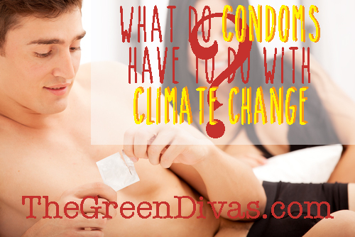 green divas condom / climate change image