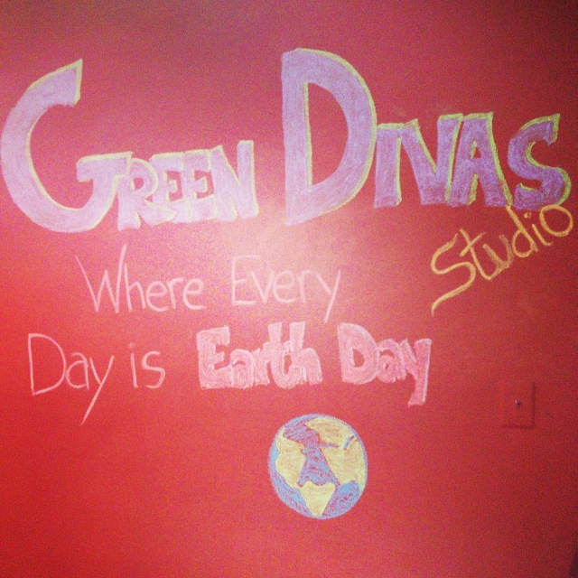 Green Divas Earth Day 2014 studio image