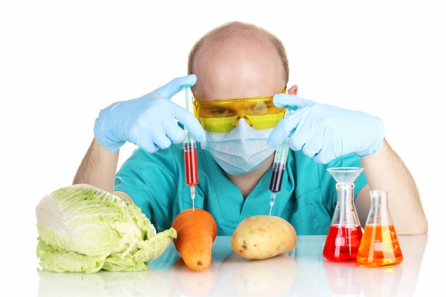 food chemical additives man with syringes