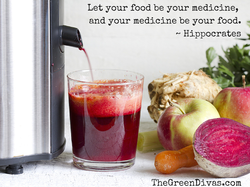 juicing with hippocrates quote