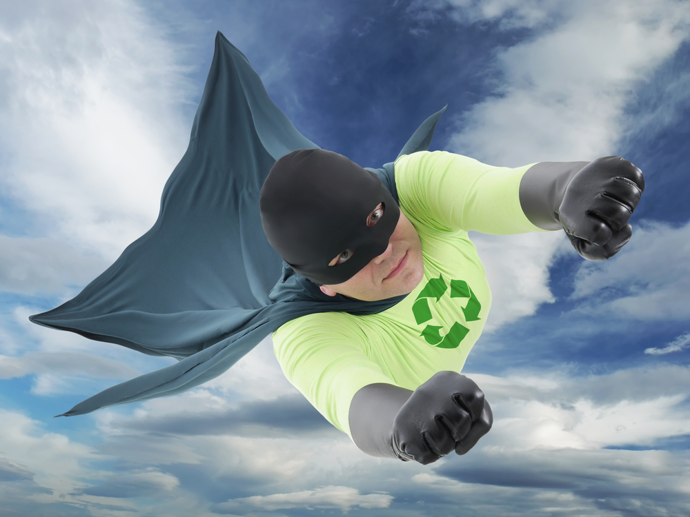 Green Superhero michael green