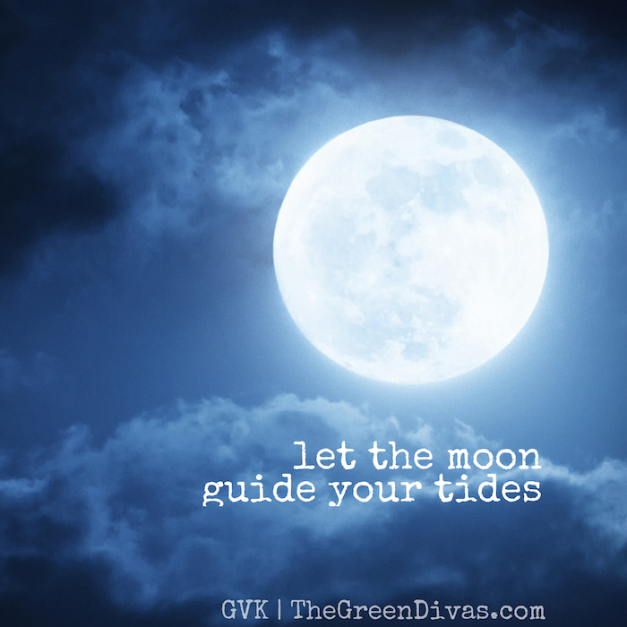 Let the moon guide your tides with this