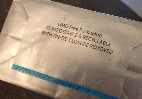 gmo free label packaging coffee