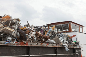 truck with e-waste electronics