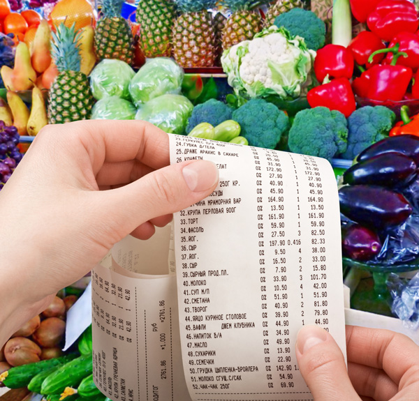 fruit veggies receipt