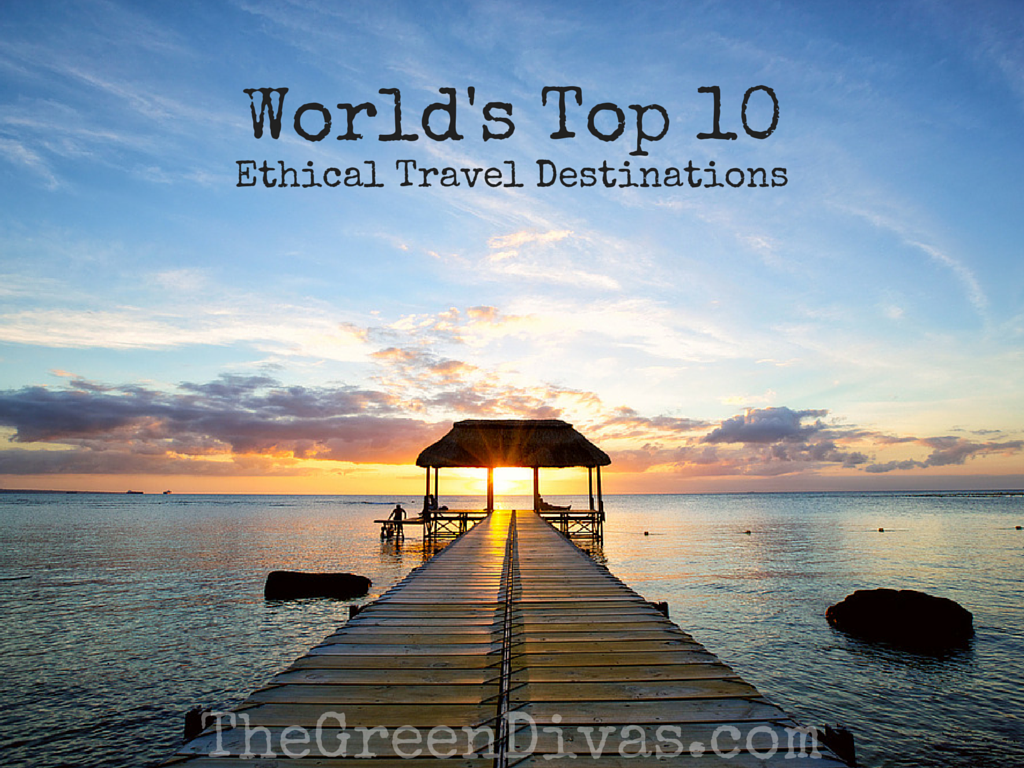 Ethical Travel Destinations: sunset in Mauritius Island