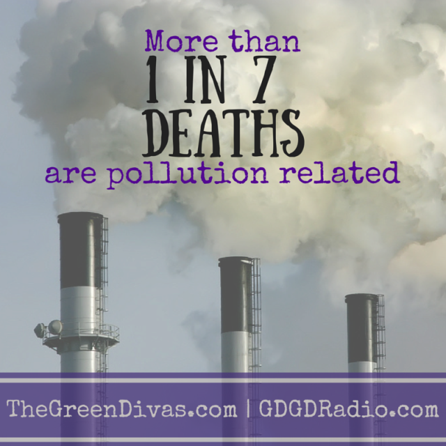1 in 7 deaths due to toxic pollution