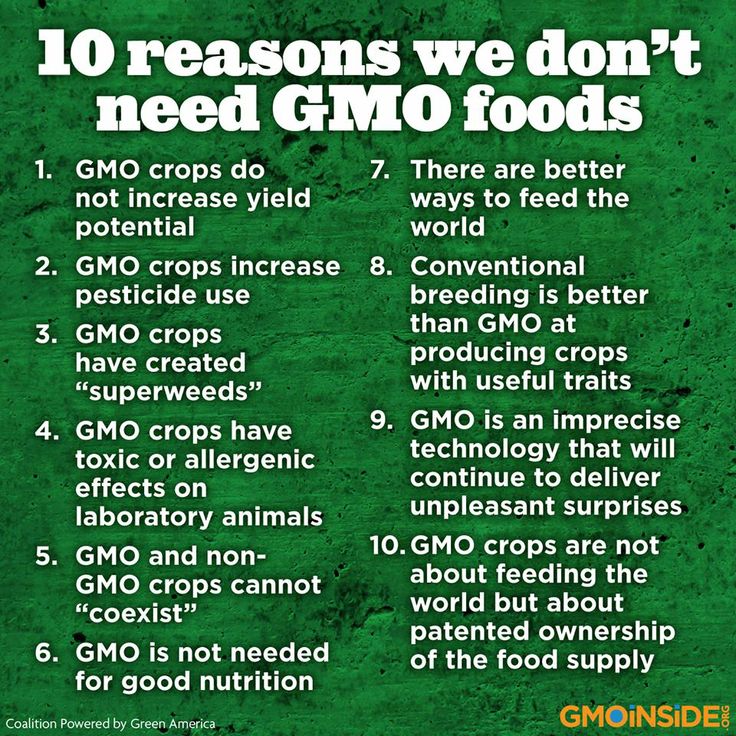 10 reasons we don't need GMO foods