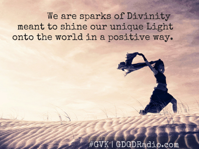 We are sparks of Divinity meant to shine