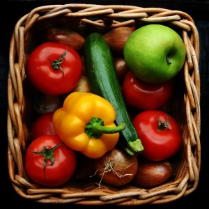 basket of veggies