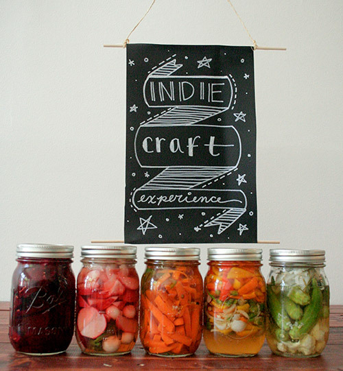 All of these pretty pickles are based on one basic refrigerator pickle recipe! | photo by Katie Bush