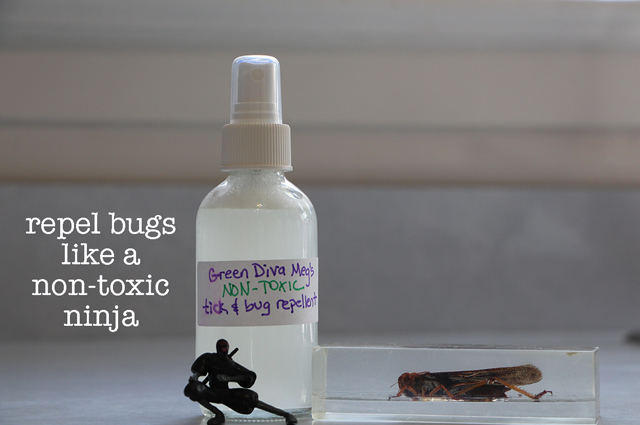 green diva meg's non-toxic bug spray recipe and tutorial picture