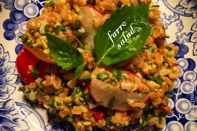green diva meg's farro salad recipe