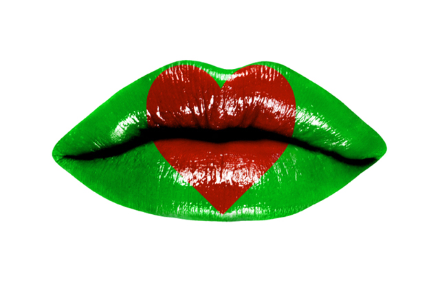 green lips on the green divas