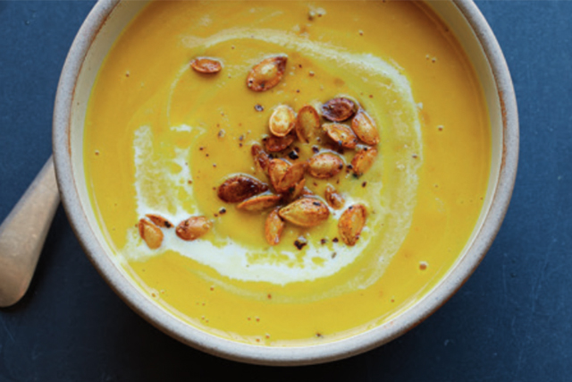 Maria Rodale's spiced pumpkin soup from Scratch, her new cookbook